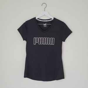 PUMA Between The Lines Poly Tee Metallic Small
